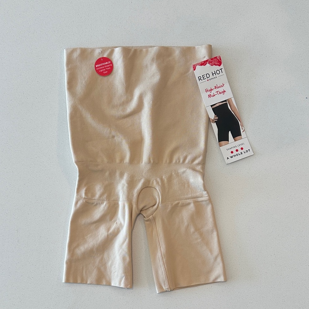 NWT - Spanx Nude Mid-thigh Shapewear Shorts